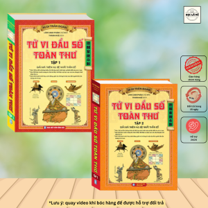 Combo Tử vi đầu số toàn thư ( trọn bộ 2 tập )