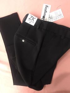 Quần Tây Nam Màu Đen Vải Dãn Phom ôm Ống Côn Nhiều Size 28 29. 30. 31. 32 33 34 35 36 37