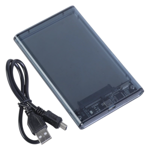 2.5Inch External HDD Enclosure Featuring High Resiliences PC Materials and Easy Setups Fast Data Transfer Speed