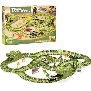 Đường đua ô tô khủng long công viên khủng long cỡ lớn cho trẻ em