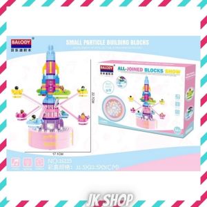 ⚠️现货⚠️ReadyStocks Balody Music Box Blocks toys 贝乐迪 16115 游乐园 旋转飞机 发光 音乐盒 积木颗粒 拼装 积木玩具