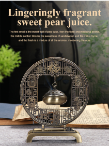 Hanging incense burner Ruyi dualuse vertical disk incense burner