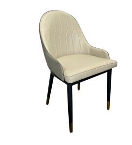 Ghế Ăn Hiện Đại T90 Bọc Da Pu Cao Cấp Chân Sắt Tĩnh Điện Phòng Ăn Chung Cư Sang Trọng. Monet T12