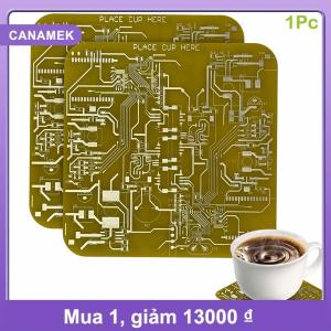 【CANAMEK】 Sáng Tạo Bảng mạch Coaster cá nhân PCB thiết kế thời trang Coaster bàn ăn thanh trang trí drinkware phụ kiện