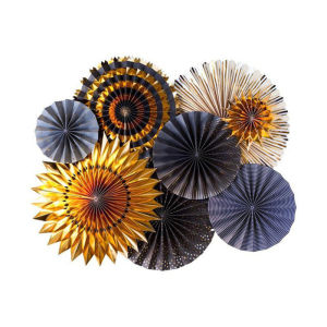 Quạt Giấy thiết lập mua sắm cửa sổ trung tâm mua sắm trang trí phông nền tường DIY hoa giấy Fan nhà trang trí đám cưới