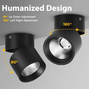 MS/7W/220V LED Downlight Foldable Spotlight Downlight Ceiling COB Nordic Room Corridor Light Source
