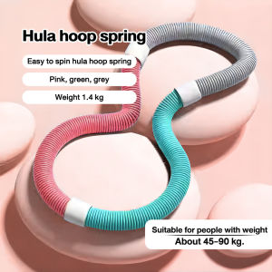 Spring Hula Hoop Soft Home Fitness Slimming Tool for Weight Loss Extra Weightening Waist Twisting Exercise