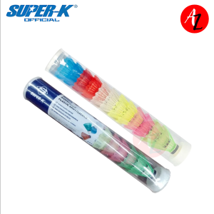 Super-K Plastic Shuttlecock Assorted Color x 12 pcs (SDH-51899)