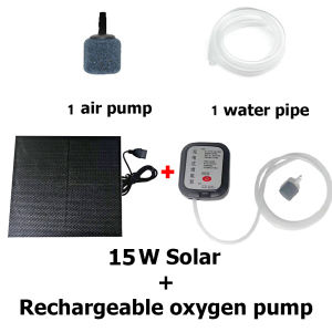 🔥15W solar air pump solar oxygen pump aquarium equipment