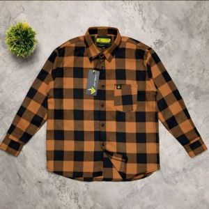 kemeja Flanel Anak Motif Kotak Kotak Lengan Panjang Umur 3-13 Tahun