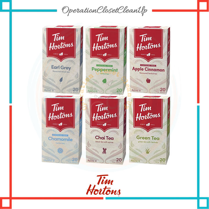 🇨🇦 Tim Hortons Peppermint Tea Bags 20 tea bags 40g Organic