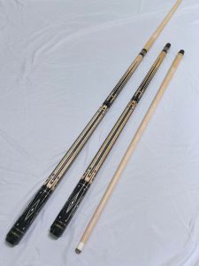 Jianying Billiard Cue Fancy Nine-ball Billiard Cue Maple Wood Billiard Cue 13mm Chinese Style Black 8 Big Head Cue Billiard Supplies