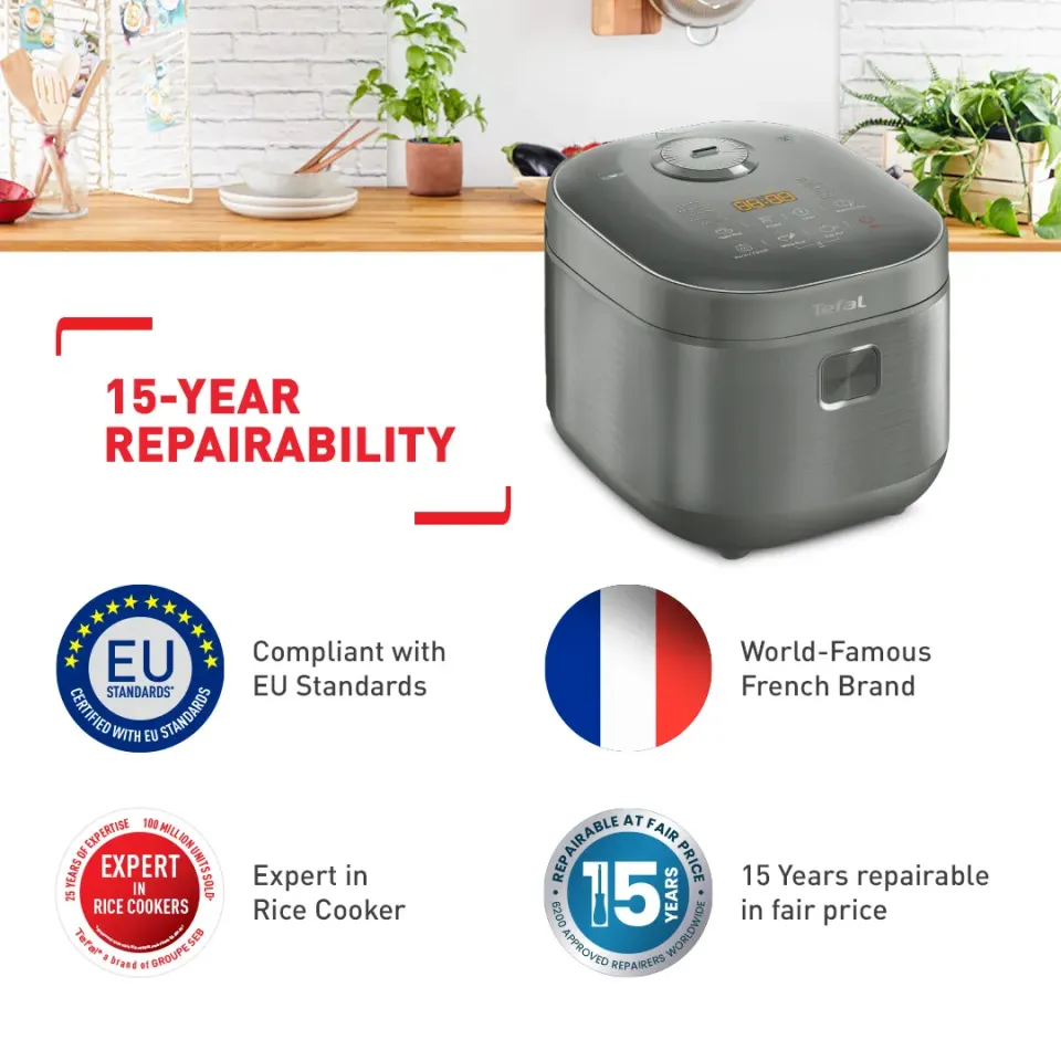 TEFAL RK818A FUZZY LOGIC RICE COOKER (1.8L) | Singapore