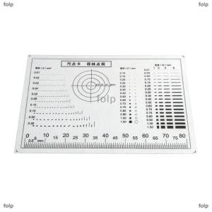 [COD] folp Vết nứt tương phản vật nuôi chấm dòng kiểm tra chất lượng bề mặt Gauge Point Gauge phim trong suốt Stain thẻ so sánh thẻ