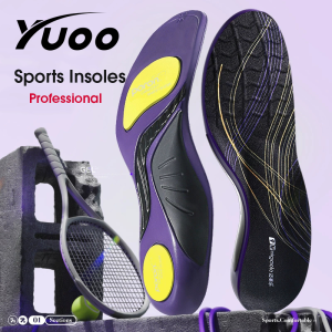 YUOO Sport Insoles For Feet Arch Support Elasticity Insoles Breathable Shock Absorbing Insoles Cushioning Insoles