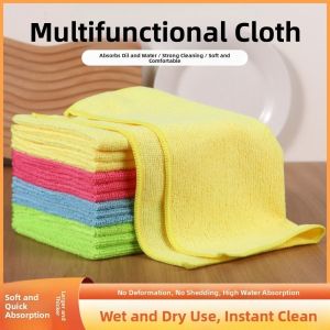 LIFE SHOPS 20Pcs Soft Microfibre Cleaning Cloths 30x30cm Thickened Car Cleaning Rag Kitchen Cleaning Suppliues Reusable Household Cleaning Towels Car Wash