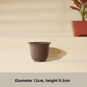 Imitation Purple Sand Flower Pot Resin Pot For Fleshy Plants Household Small Bonsai Simple Breathable And Durable Thickened Plastic Pot