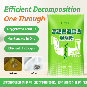 Powerful Pipe Unclogging Agent Dissolves Grease Prevent Toilet Clogging Deodorant Multifunctional Pipe Cleaner