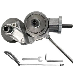 Electric Drill Plate Cutter Double Headed Metal Sheet Cutter Sharp Precise Cutting Plate Punch Shears