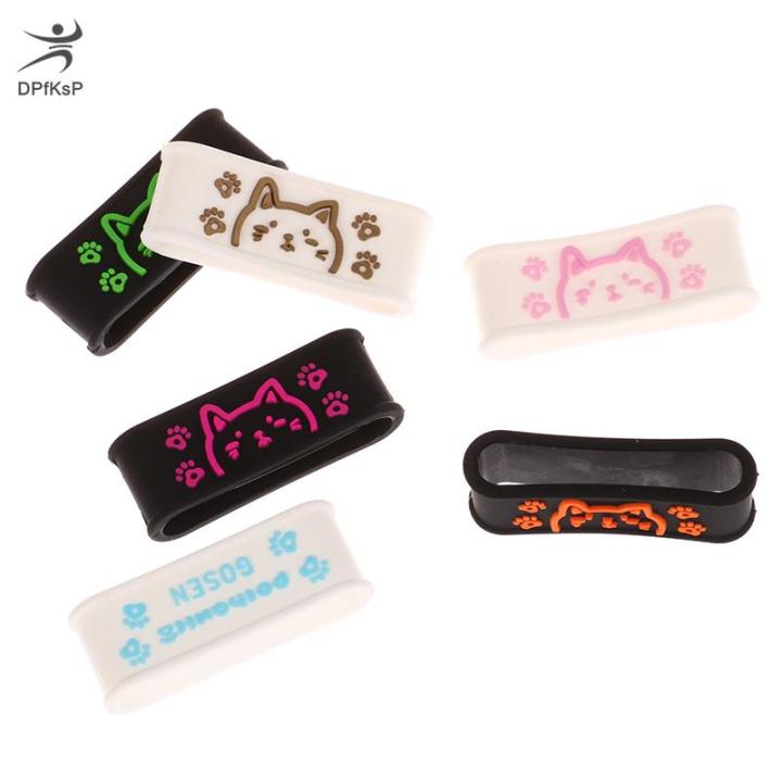 DP👓🧤🎾 1PC phim hoạt hình dễ thương Vợt Tennis xử lý của Silicone chống ...