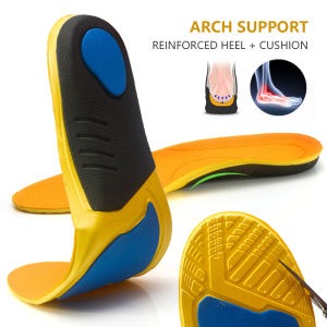1 pasang sol sepatu penopang lengkung untuk bantalan pria & wanita Ortopedi foot pad insert ukuran 35-45