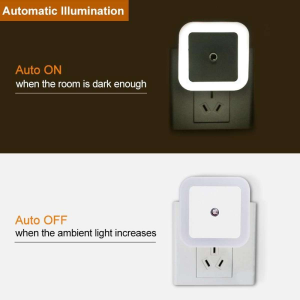Intelligent Led Sensor Light New Strange Creative Gift Plug-in Energy-saving Light Control Night Light Automatic night light