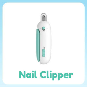 USB Rechargeable Electric Dog Nail Grinder Quiet Operation LED Lighting Pet Nail Clipper Battery With Polisher Wheel