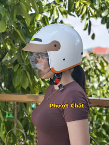 Mũ bảo hiểm 3/4 GXT M139 kính âm  nhiều màu chính hãng siêu đẹp