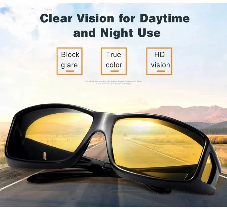Polarized Night Vision Glasses Night Driving Glasses Anti Glare Night  Vision Glasses Goggles Driver's Eyewear