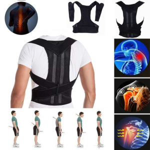 S-XXXL Back Posture Corrector Penyangga Tulang Belakang Penegak Punggung/Alat Terapi Koreksi Postur