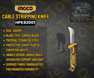 INGCO CABLE STIPPING KNIFE | HPK82001 | TOOLS R TOYS | ING-HANDTOOLS