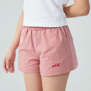 MBHF Shorts Red Gingham แดงอ่อน