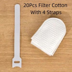 HOUCHU 20/50Pcs Anti-splash Faucet Filter Cotton High-density Non-woven Thickened Filter Universal Faucet Filter Water-saving Disposable Tap Water Filter Bag Kitchen Use