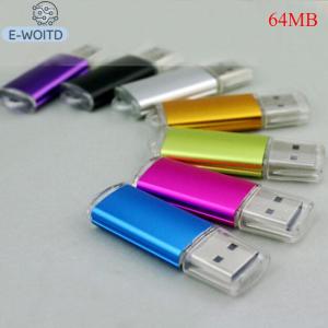 E-WOITD Thẻ nhớ Flash USB 2.0 64Mb ổ USB lưu trữ máy tính xách tay