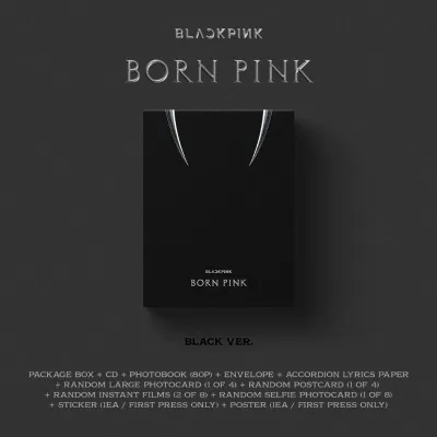 อัลบั้มBLACKPINK [BORN PINK] ของแท้ พร้อมส่ง