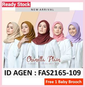 KOLEKSI FAREHA BAWAL CHANELLA PLAIN B45 2021
