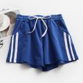 QUẦN ĐÙI, QUẦN SHORT 2 sọc NỮ COTTON  MẶT NHÀ. 