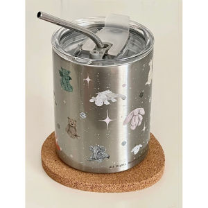 แก้วมินอมอล แก้วเก็บอุณหภูมิ แก้วเก็บความเย็น แก้วสเตนเลส ไม่น้ำรั่ว ขนาด320และ600ml มี4ลายให้เลือกได้ พร้อมส่ง ！！