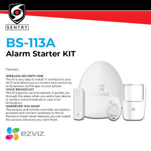 EZVIZ BS-113A Alarm Starter Kit: A Smart Home Security Solution