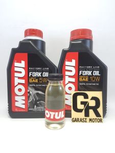 oli minyak shock depan motul fork oil sae 5w 10w repack 100ml