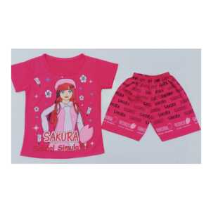 baju setelan anak perempuan kekinian / kualitas terjamin / sakura school