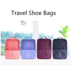 Waterproof Foldable Shoe Bag Multipurpose Travel Storage Bags High Capacity Beg Penyimpanan Kasut Pelbagai