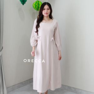ORECCA - Herrel Maxi Dress Pita Wanita Lebaran