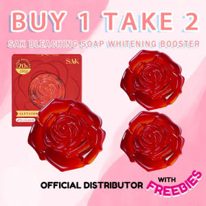 【Buy 2 Take 3】SAK ROSE Bleaching Soap Whitening Booster Niacinamide Face & Body Care Cleaning Arbutin