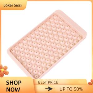 Lokei 1Pc 104 Grid Mini Ice Cube Tray Mold Food Grade Small Ice Cube Maker Mould Easy Release Round Ice Molds For Whiskey Cold Drink