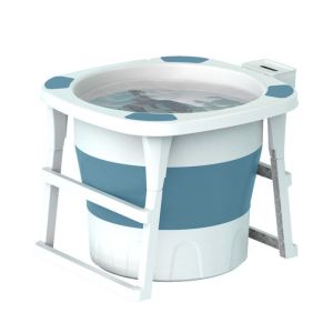Round Folding Bath Bucket  Bathtub  Bath Barrel Bath Basin Plastic Bathtub Children Swimming Pool Home