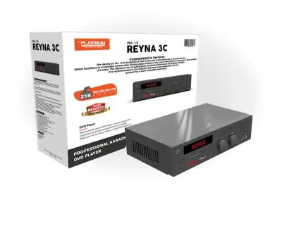 Platinum Karaoke Reyna 3C Player with 23000++ Songs with Wired Microphone