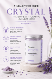 V DAFITO CRYSTAL TRANSLUCENT MASK SERIES (POWDER MASK) (7 Scoops) FREE 1 MEASURE SCOOP