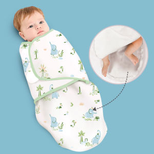 Einmilk Baby Wearable Swaddle Sleep Sacks with Zipper for Newborn 0 - 3 months Easy Change Diaper