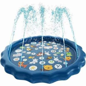 Children Play Spray Mat Water Sprinkler Pad Bpa Free Portable Outdoor Garden Beach Safe Toddler Toy